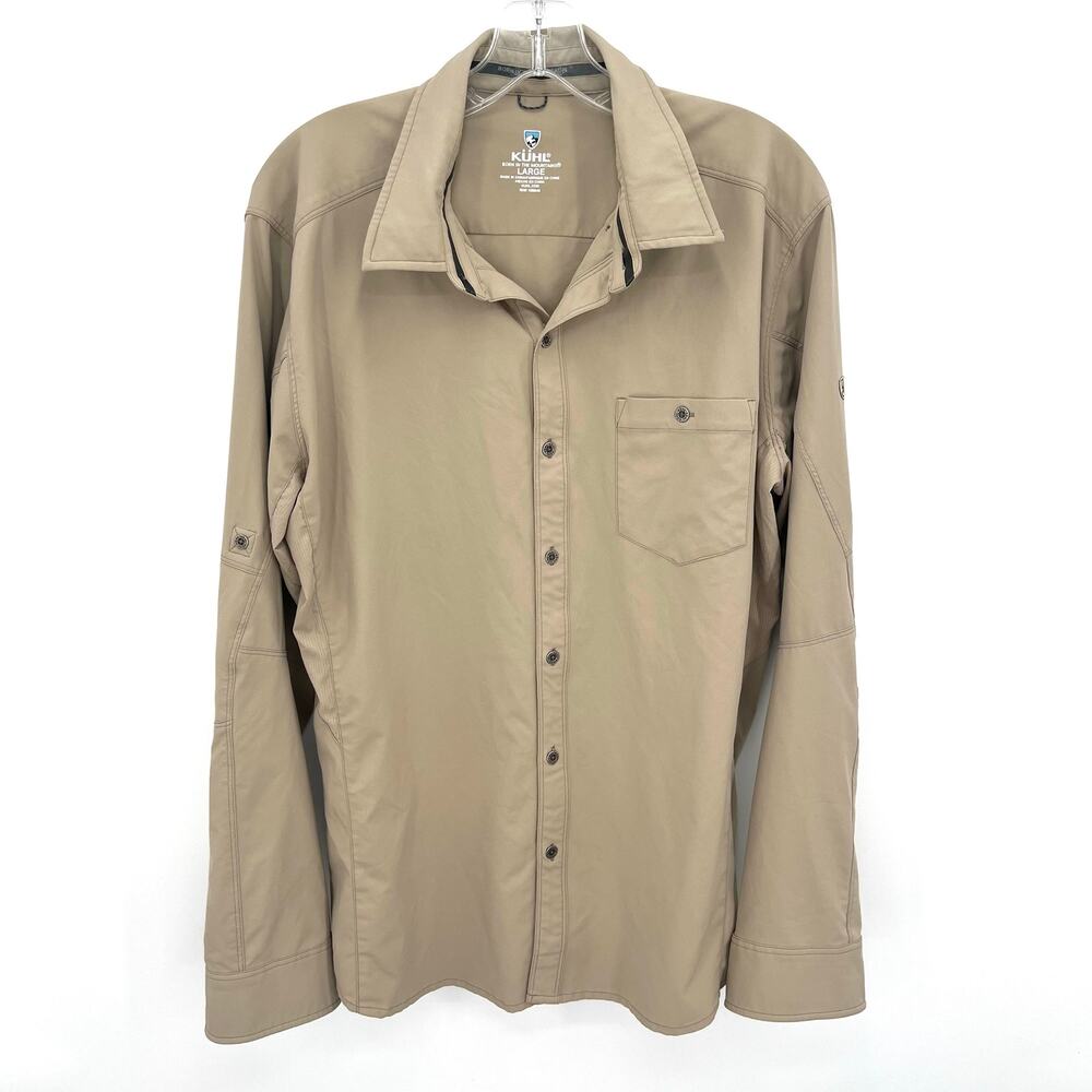 Kuhl men’s outdoor travel button down performance shirt